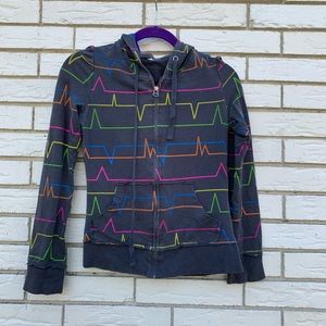 FXI Neon Heartbeat Hoodie